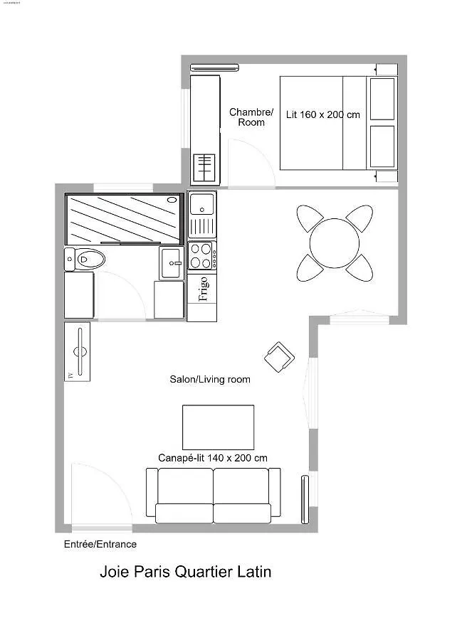 Joie Paris Quartier Latin Apartment 0*,  France